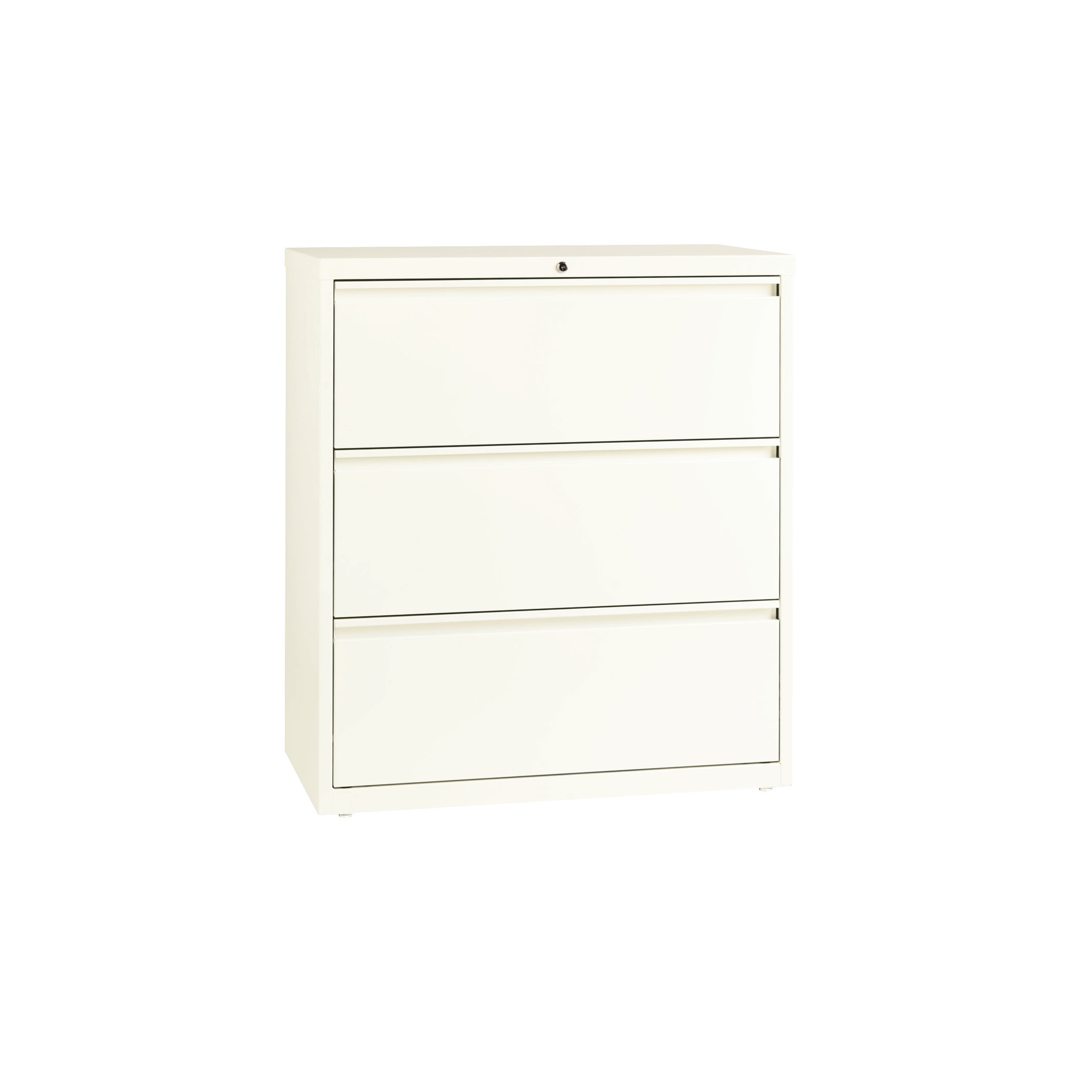 Hirsh 36 Inch Wide 3 Drawer Metal Lateral File Cabinet for Home and Office, Holds Letter, Legal and A4 Hanging Folders, Cloud