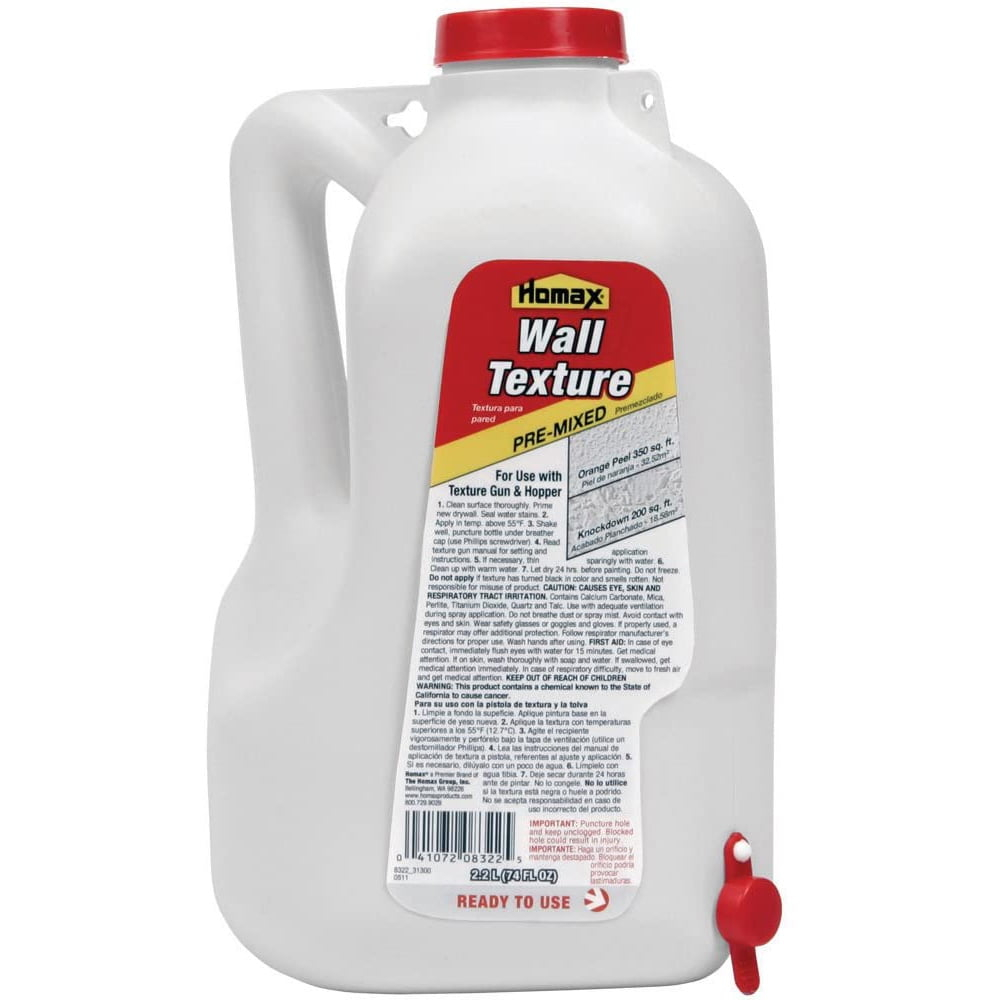 Homax Premixed Wall Texture, 2.2 Liter