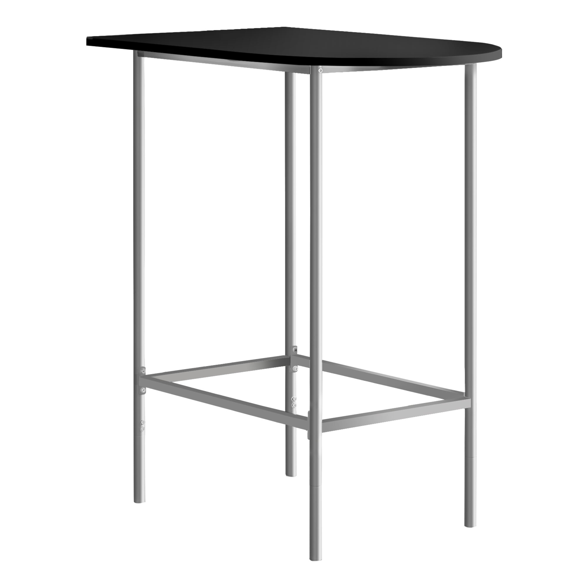 Monarch HOME BAR - 24"X 36" / BLACK / SILVER METAL SPACESAVER
