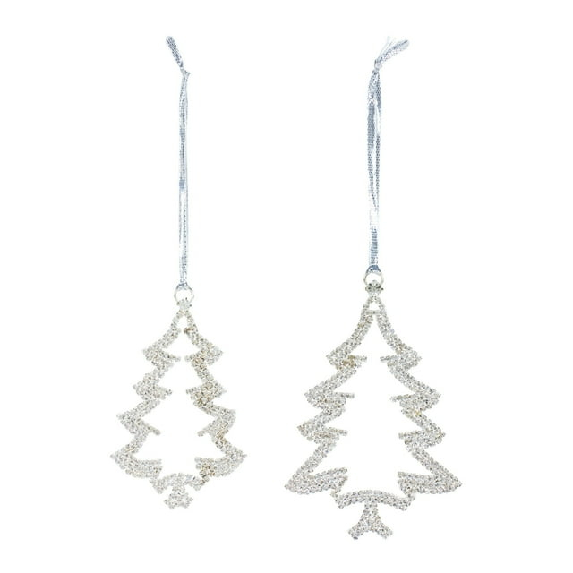 Melrose International 12 Piece Metal Tree Holiday Shaped Ornament Set | Wayfair