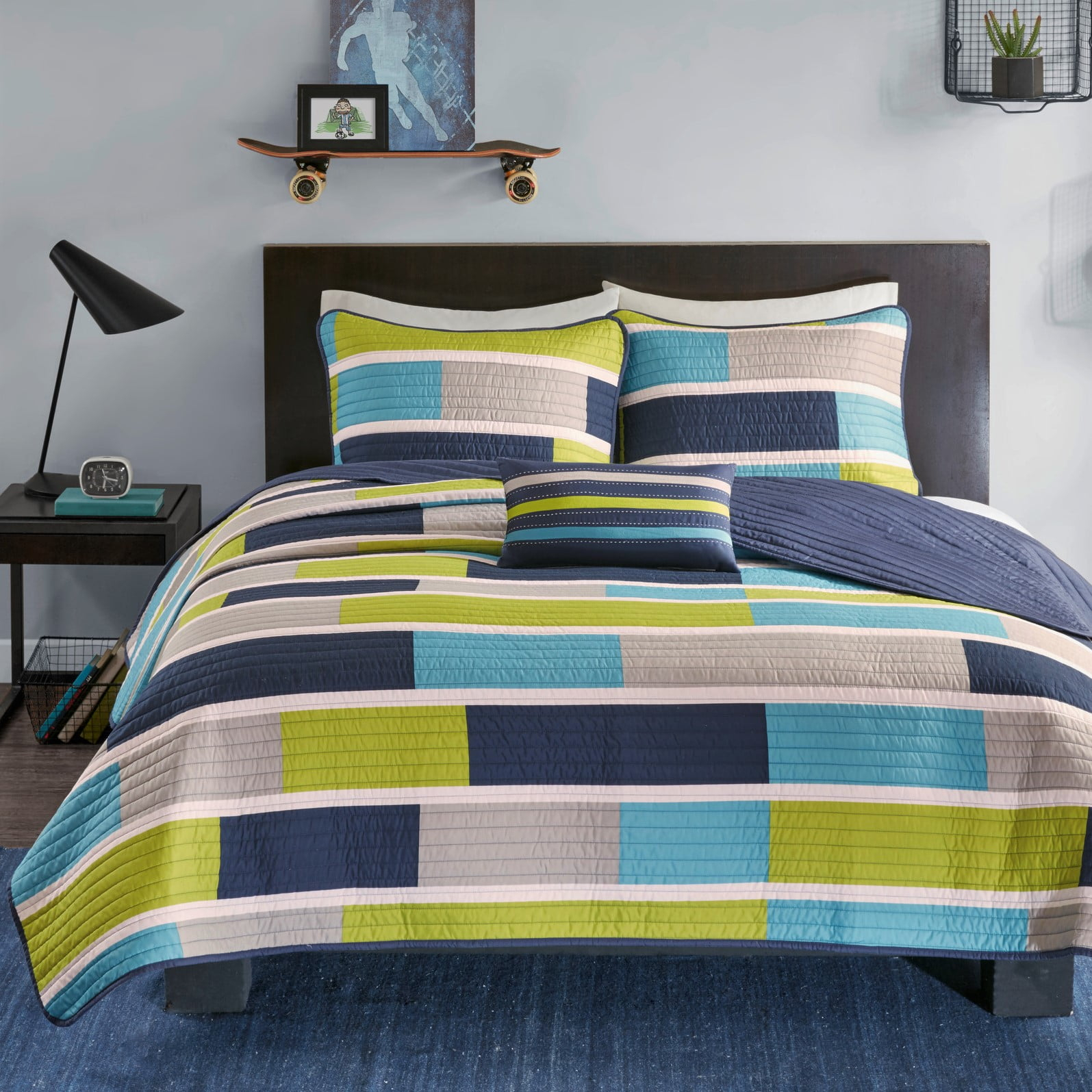 Home Essence Teen James Reversible Coverlet Set