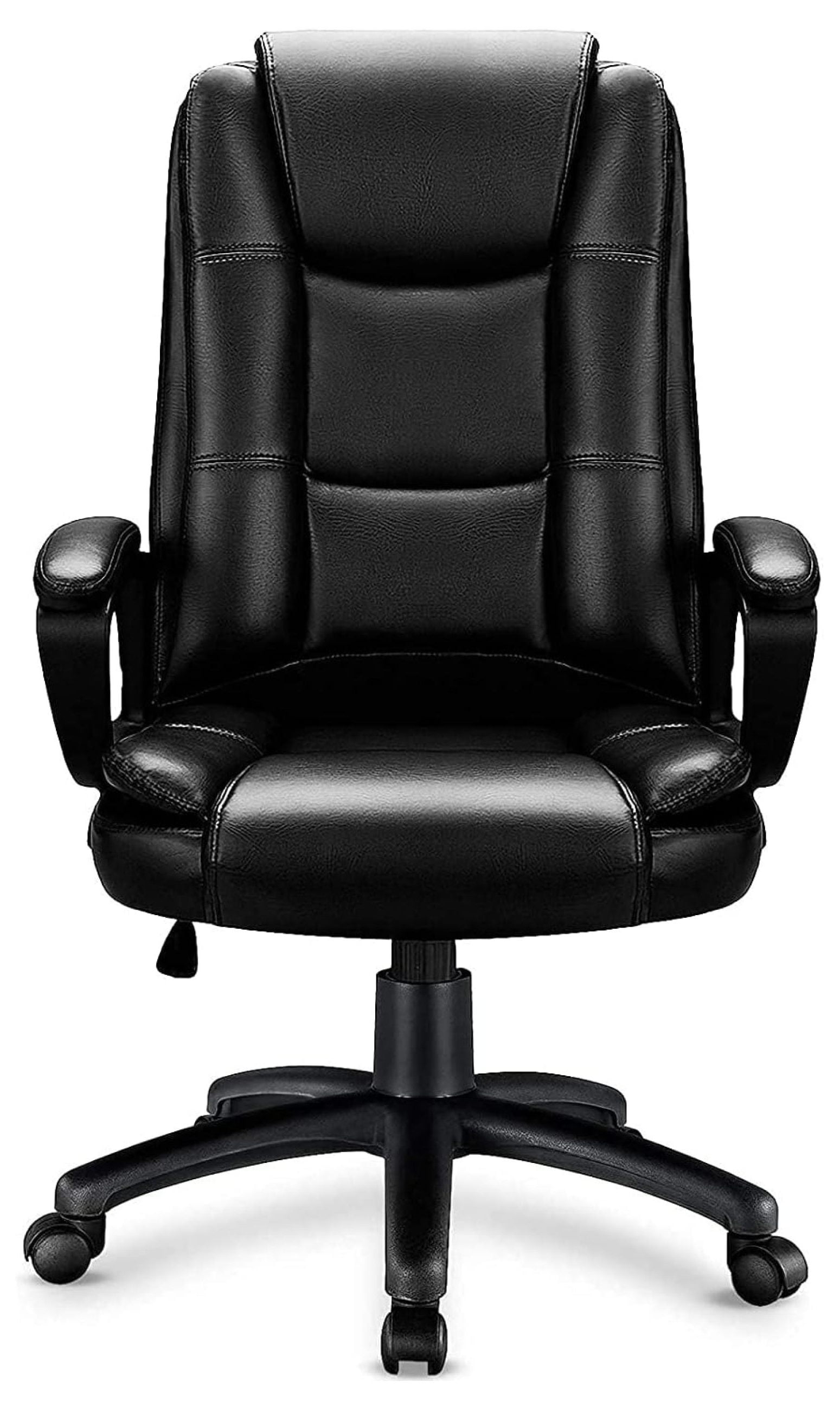 Home Office Chair, 400LBS Big and Tall Chair Heavy Duty Design, Ergonomic High Back Cushion Lumbar Back Support, Computer Desk Chair, Adjustable Executive Leather Chair with Armrest