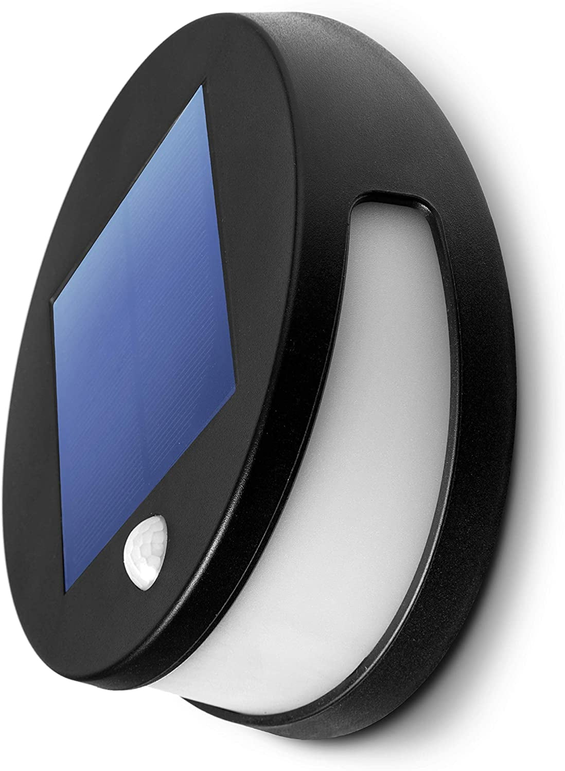 Home Zone Security Solar Down Light - Motion Sensor Wall Mount 3000K Solar Light, No Wiring Required (1-Pack)