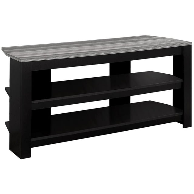 HomeRoots  19.75 in. Particle Board & Grey Laminate TV Stand