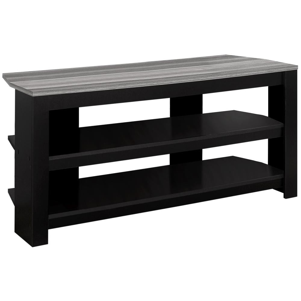 HomeRoots  19.75 in. Particle Board & Grey Laminate TV Stand