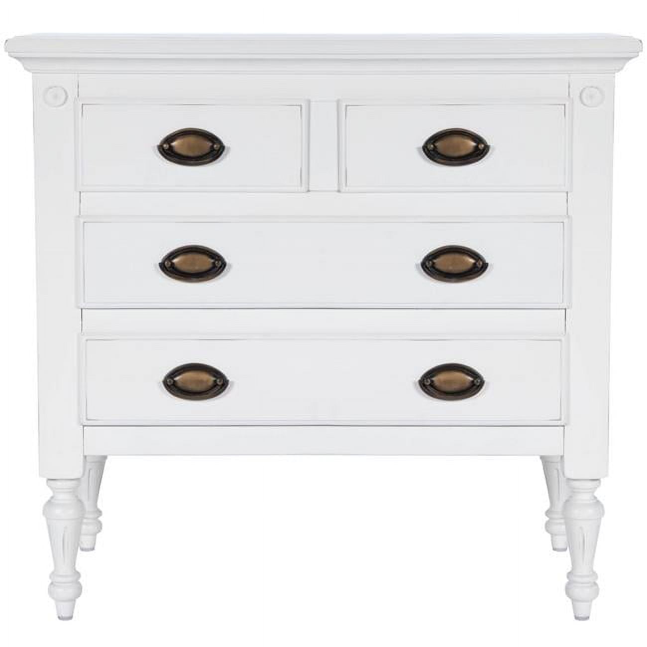 Easterbrook White 4 Drawer Chest