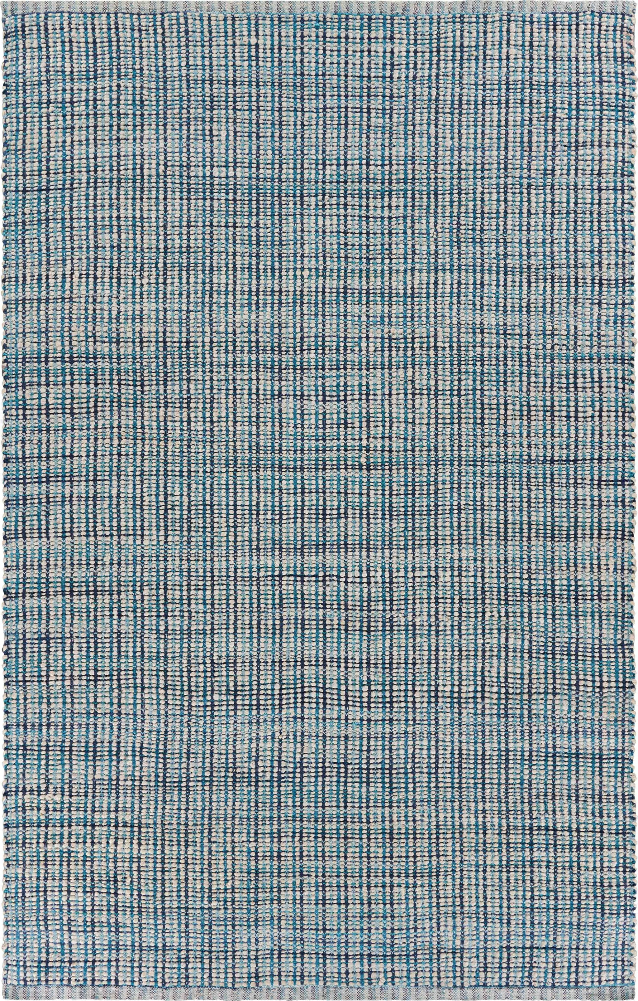 5â€™ x 8â€™ Classic Blue Jute Area Rug