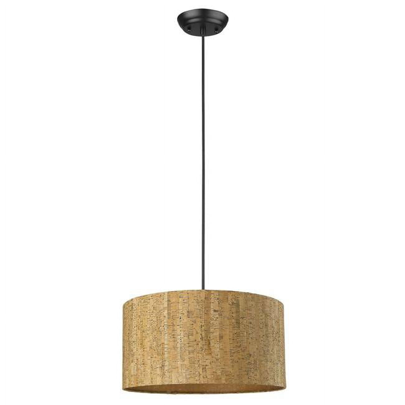 Lisbon 1-Light Matte Black Pendant