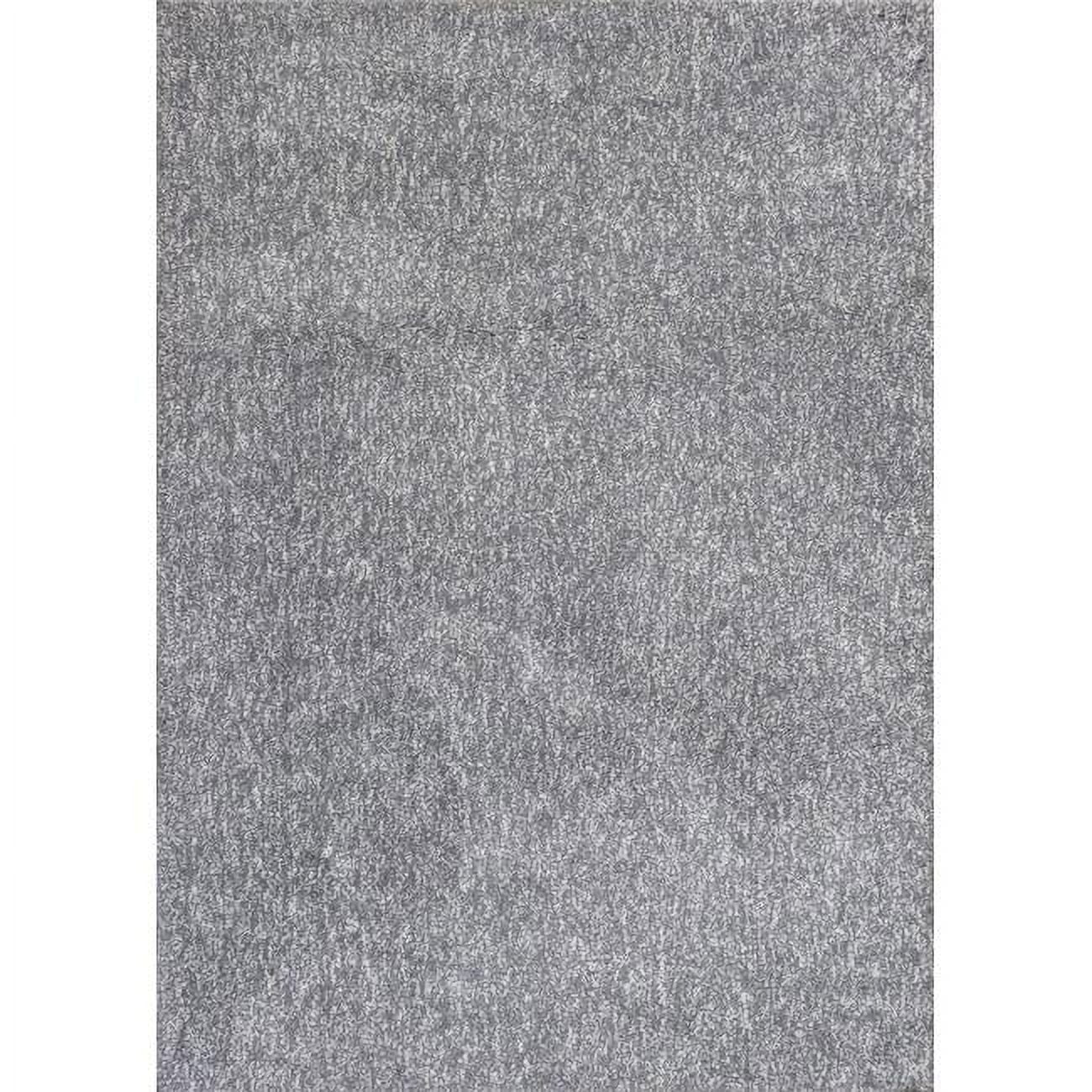 5'x7' Grey Heather Indoor Shag Rug
