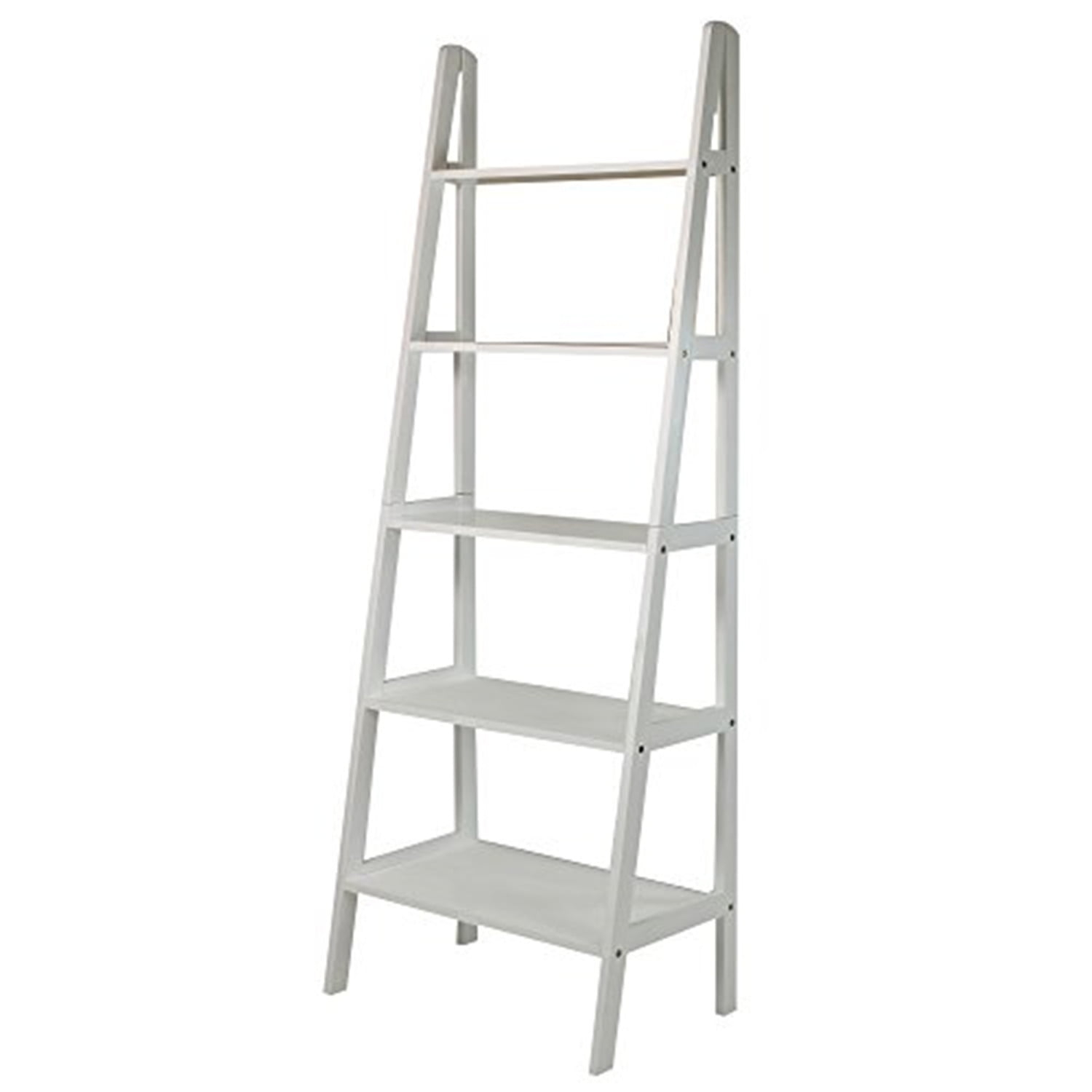 Casual Home 5 Shelf Wood Shelving Unit, White