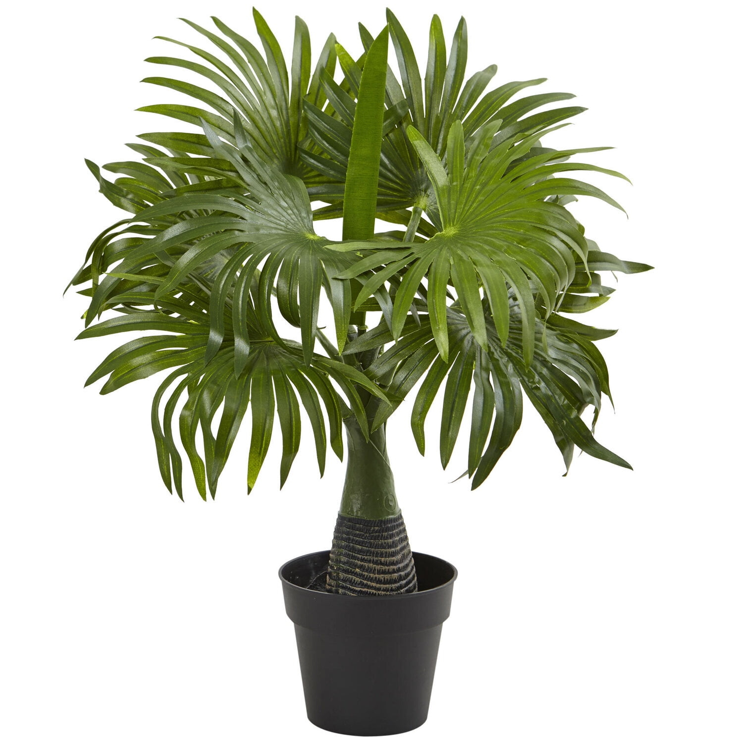 HomeStock Country Cottage 16In. Mini Fountain Palm Artificial Plant