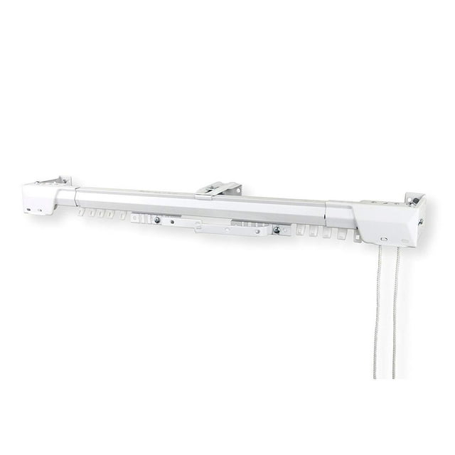 Symple Stuff Bembry Steel Adjustable Single Curtain Rod