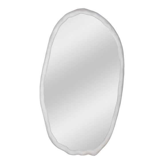 Rogelio Oval Mirror - White