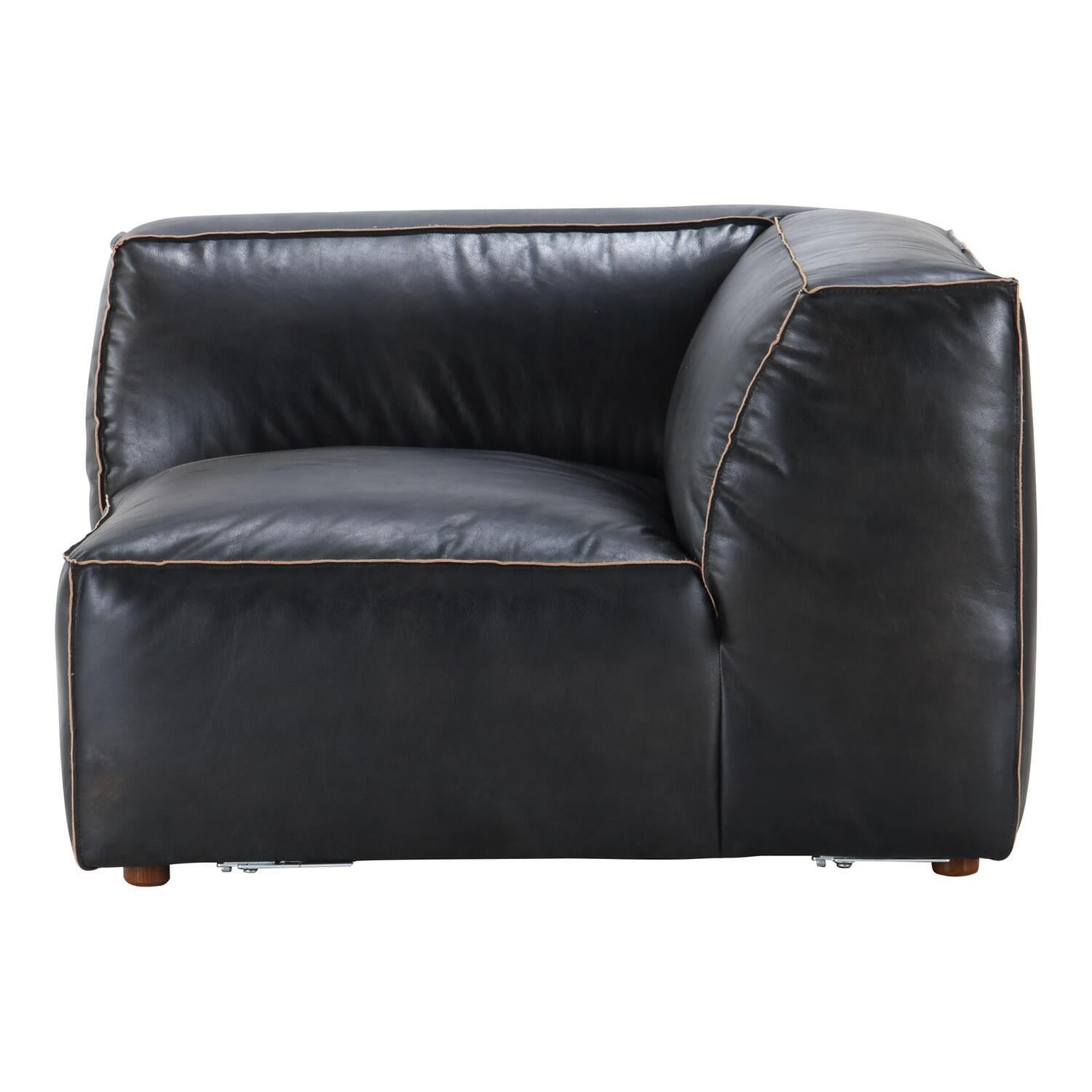 HomeStock Rustic Romance Corner Chair Antique Black , Modern Corner Chair, Upholstered Corner Chair, Wooden Corner Chair, Leather Corner Chair, Accent Corner Chair, Small Corner Chair