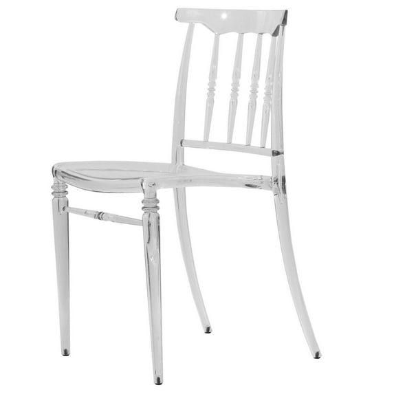 HomeStock Suburban Soiree Modern Lucite Dining Chair