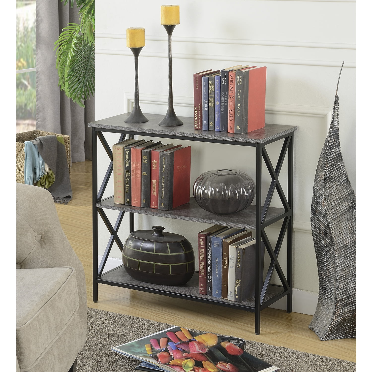 Convenience Concepts Tucson 3-Tier Bookcase