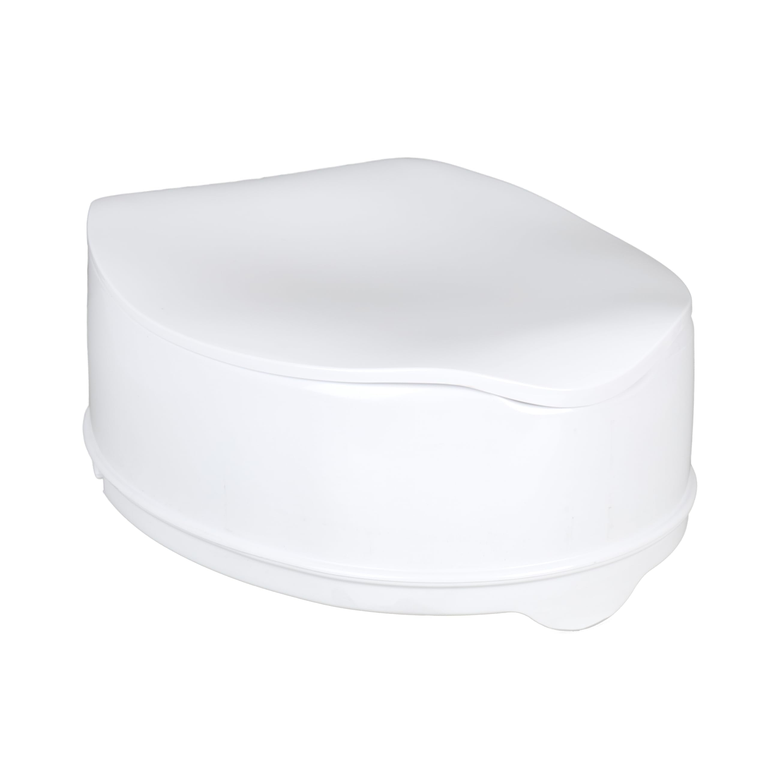 Homecraft Savanah Raised Toilet Seat with Lid, 6" High, 1 Pack