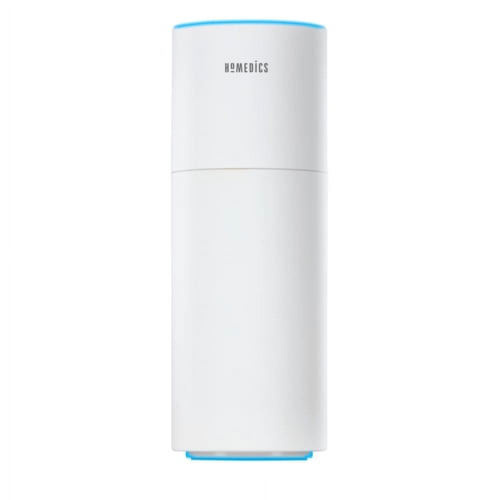 Homedics Portable Ultrasonic Humidifier, Cordless, Desktop, Travel, up to 10-Hour Runtime, Visible Quiet Cool Mist, White