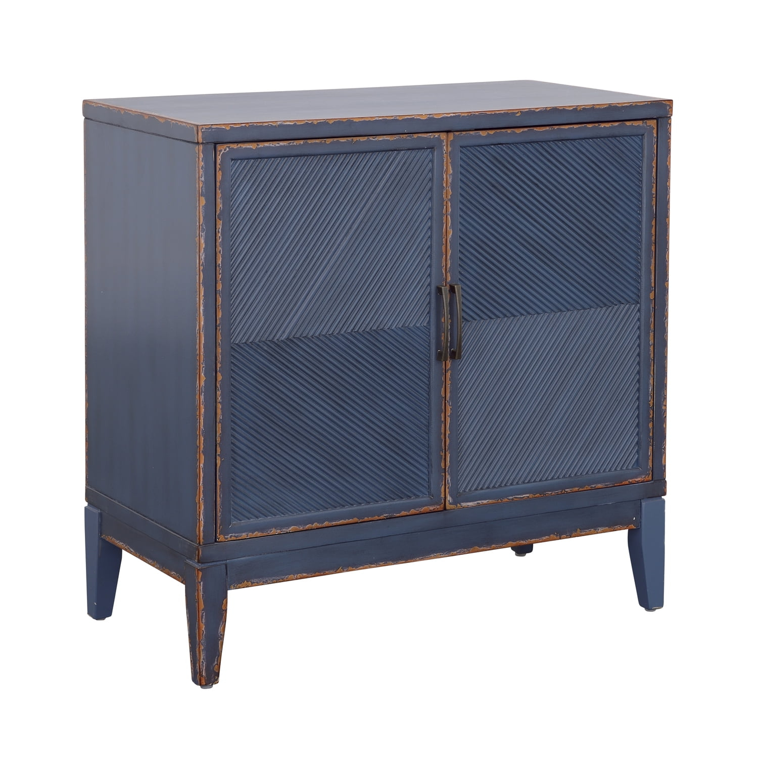 Homestock Artistic Accomplishment Canyan Blue Two Door Cabinet