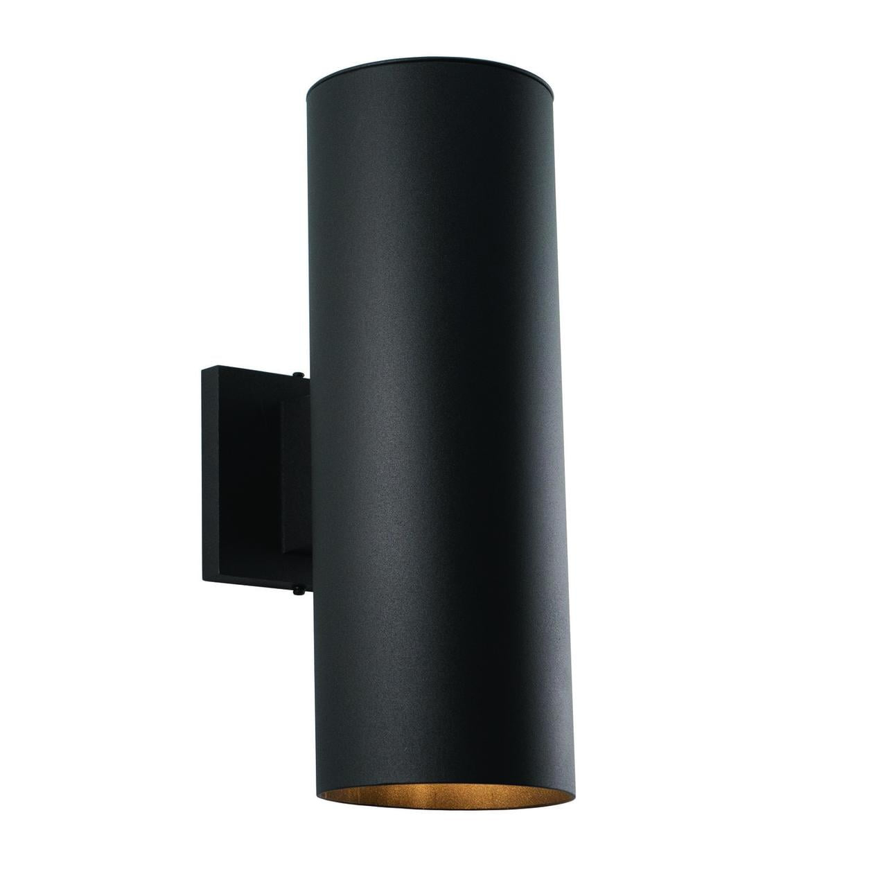 Porcia Outdoor Sconce - Black / 14.25"H