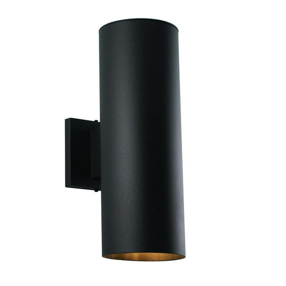 Porcia Outdoor Sconce - Black / 14.25"H