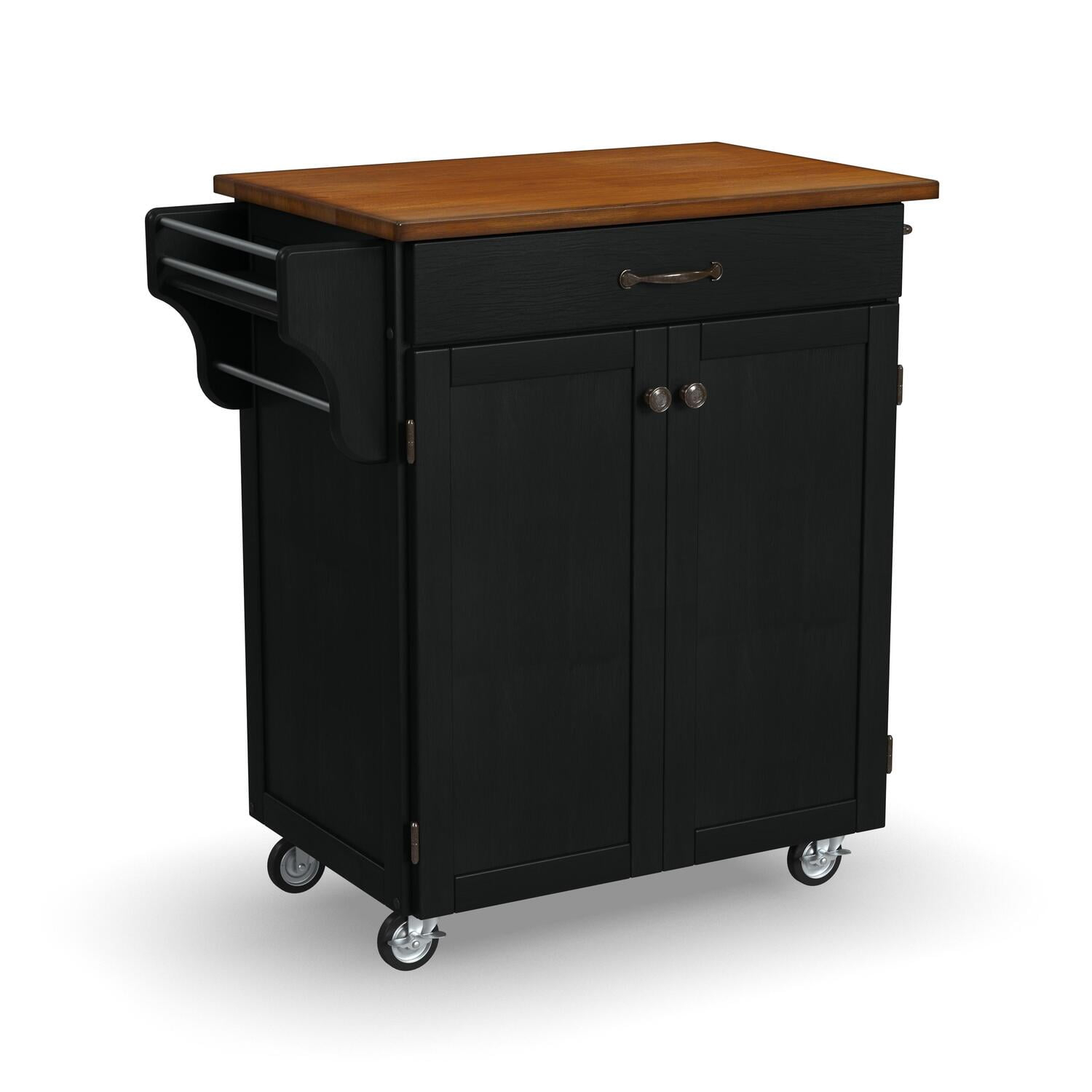 Cuisine Kitchen Cart Black Base - Home Styles