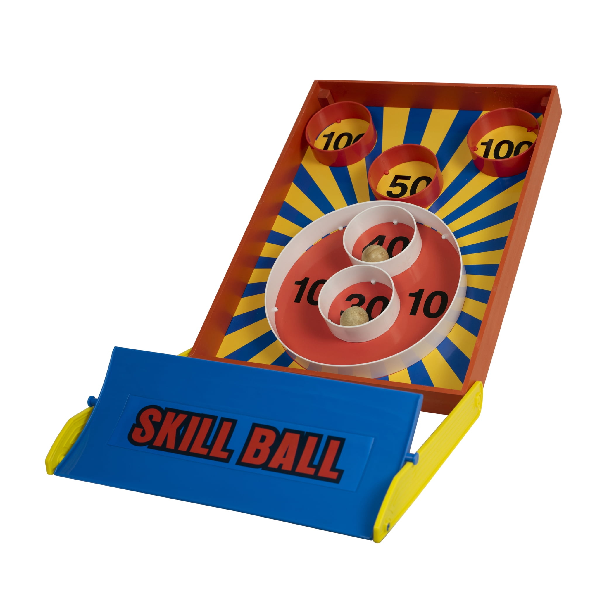 Homeware Tabletop Wooden Skill Ball Game - For Children Ages 6 Years and up
