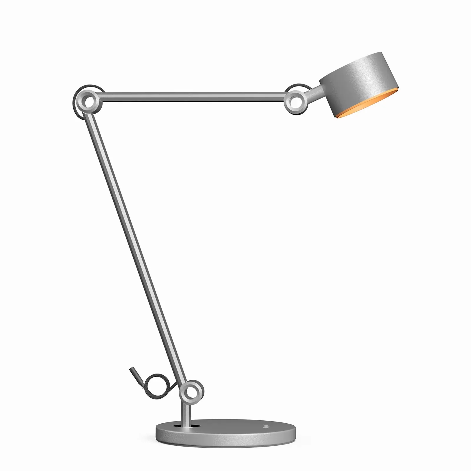 Honeywell HWT-01A Office LED Desk Lamp, 4000K Natural Light Dimmable Eye-Protection Table Lamps, Full Metal Touch Control Desk Light, Adjustable Swing Arm Table Light for Home Office Reading Bedroom