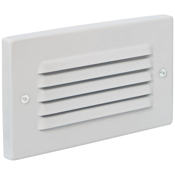 Luz de Paso LED con Persiana Blanca Horizontal para Interior/exterior