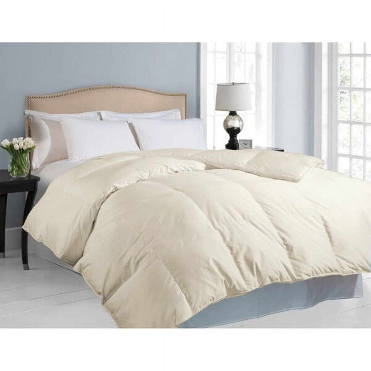 Hotel Grand  Oversized 700 Thread Count White Down Comforter Ivory Full - Queen