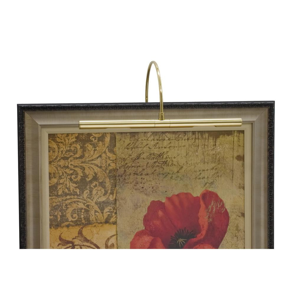 House of Troy Advent Profile 16" Polished Brass Picture Light