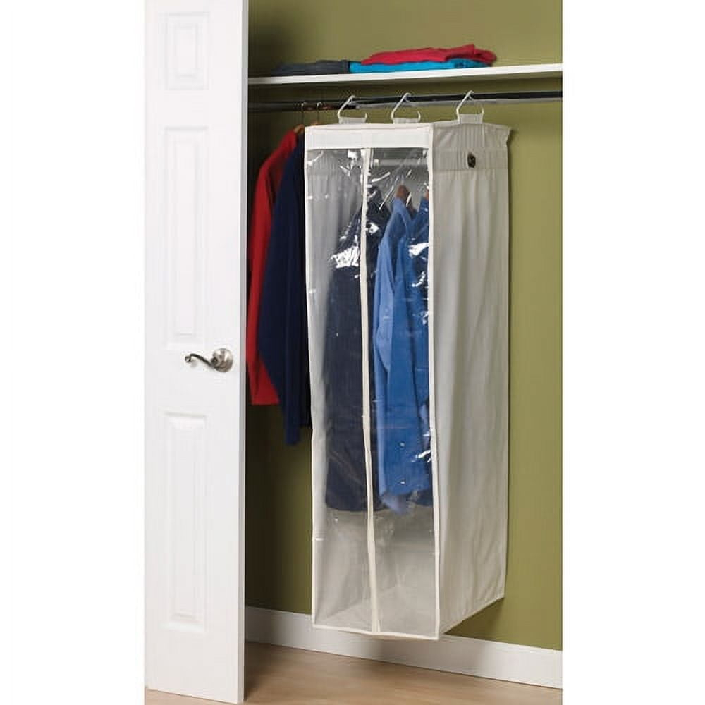 Household Essentials Hanging Closet Organizer, White