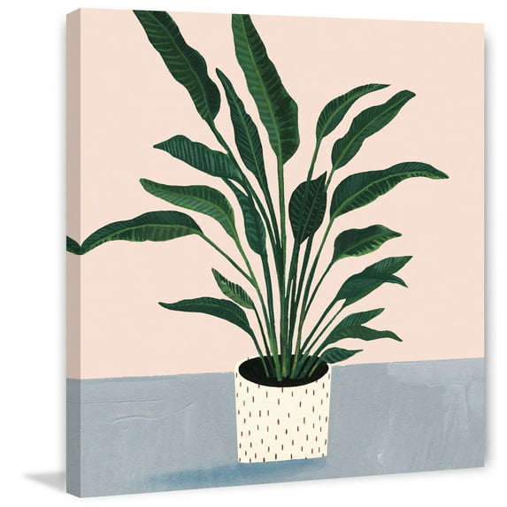 Houseplant IV Painting Print on Wrapped Canvas
