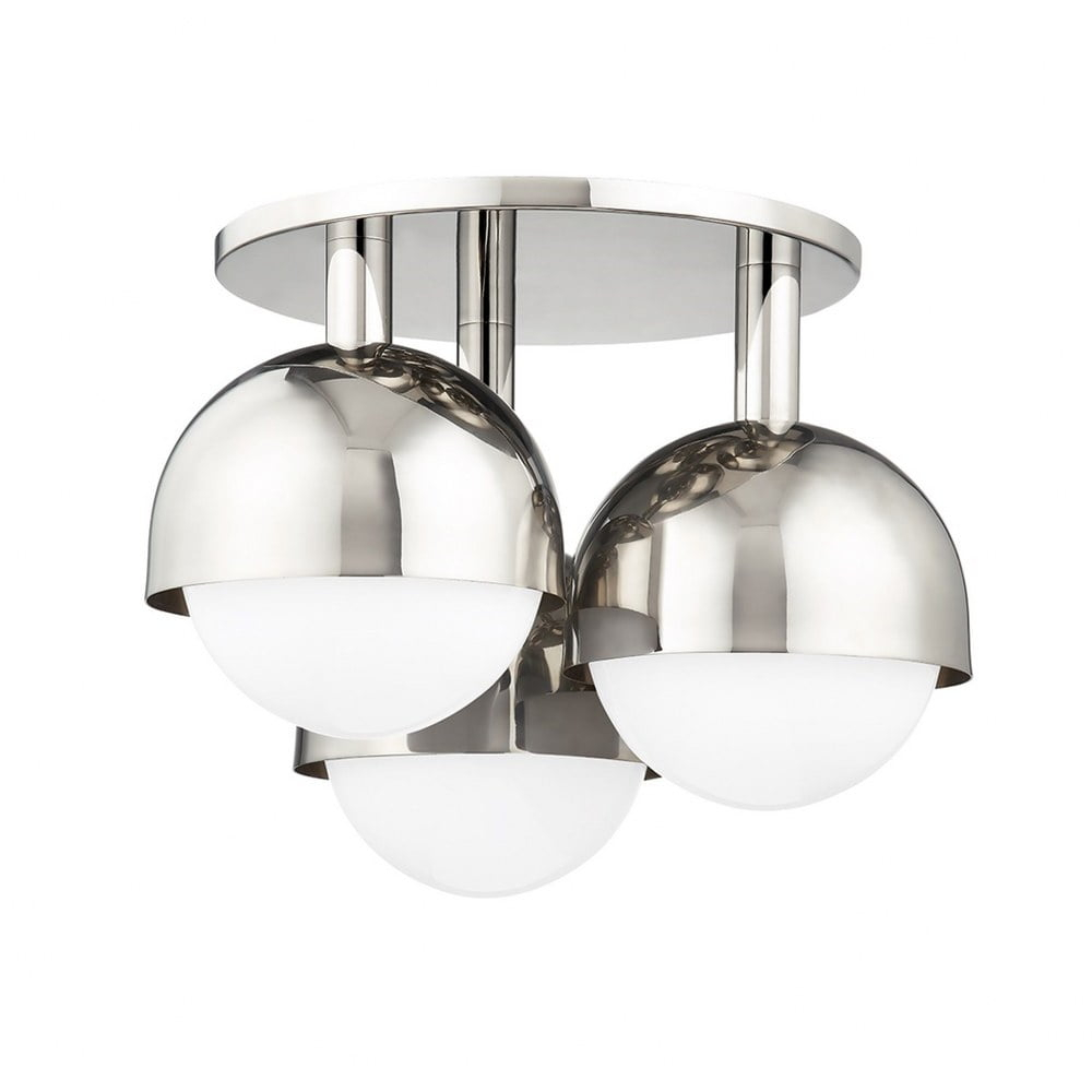 Rangel Semi-Flush Mount - Polished Nickel
