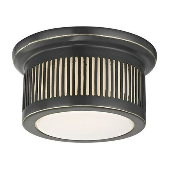 Hudson Valley Lighting 1440 Bangor 1 Light 6" Wide Integrated Led Flush Mount Drum Ceiling