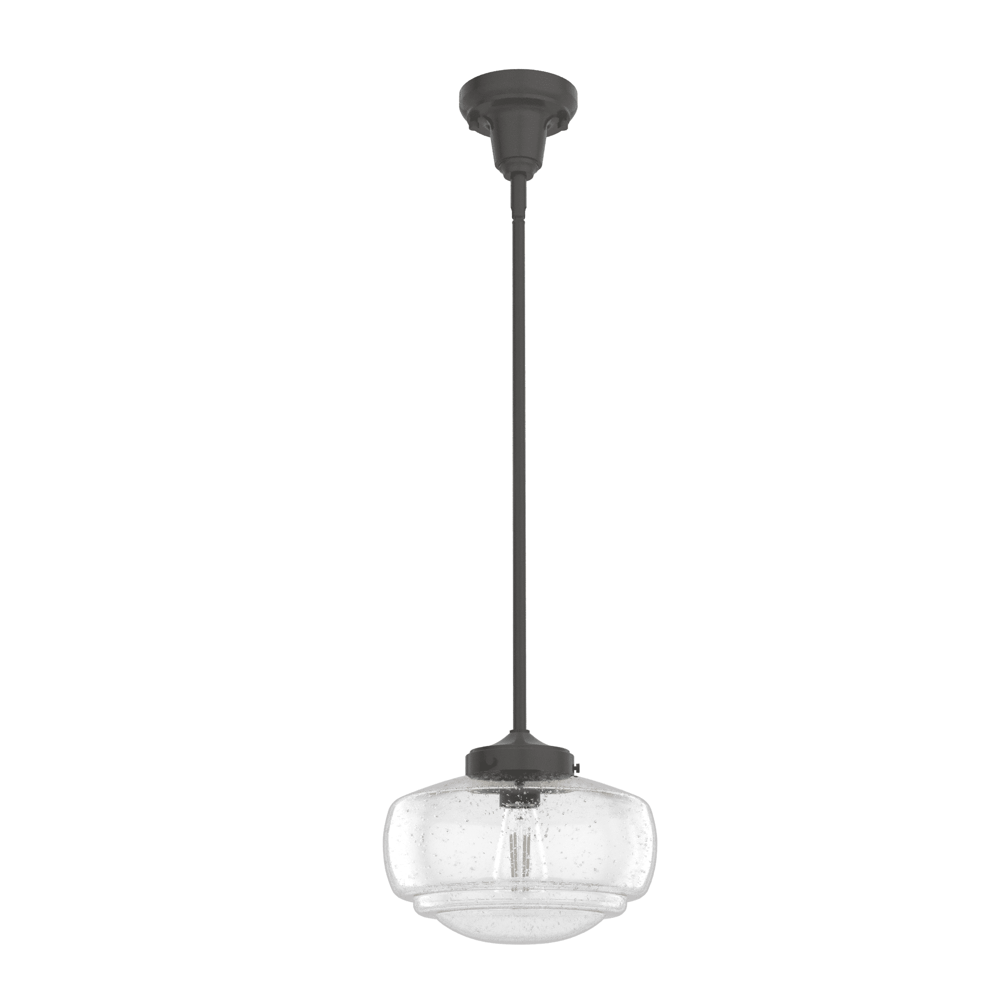 Hunter Fan Saddle Creek 1 - Light Single Schoolhouse Pendant with Glass
