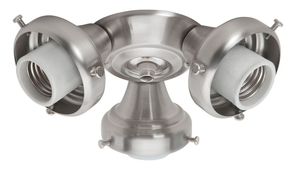 Hunter Fans - Accessory-Three Light Fitter-7.5 Inches Wide by 2.6 Inches