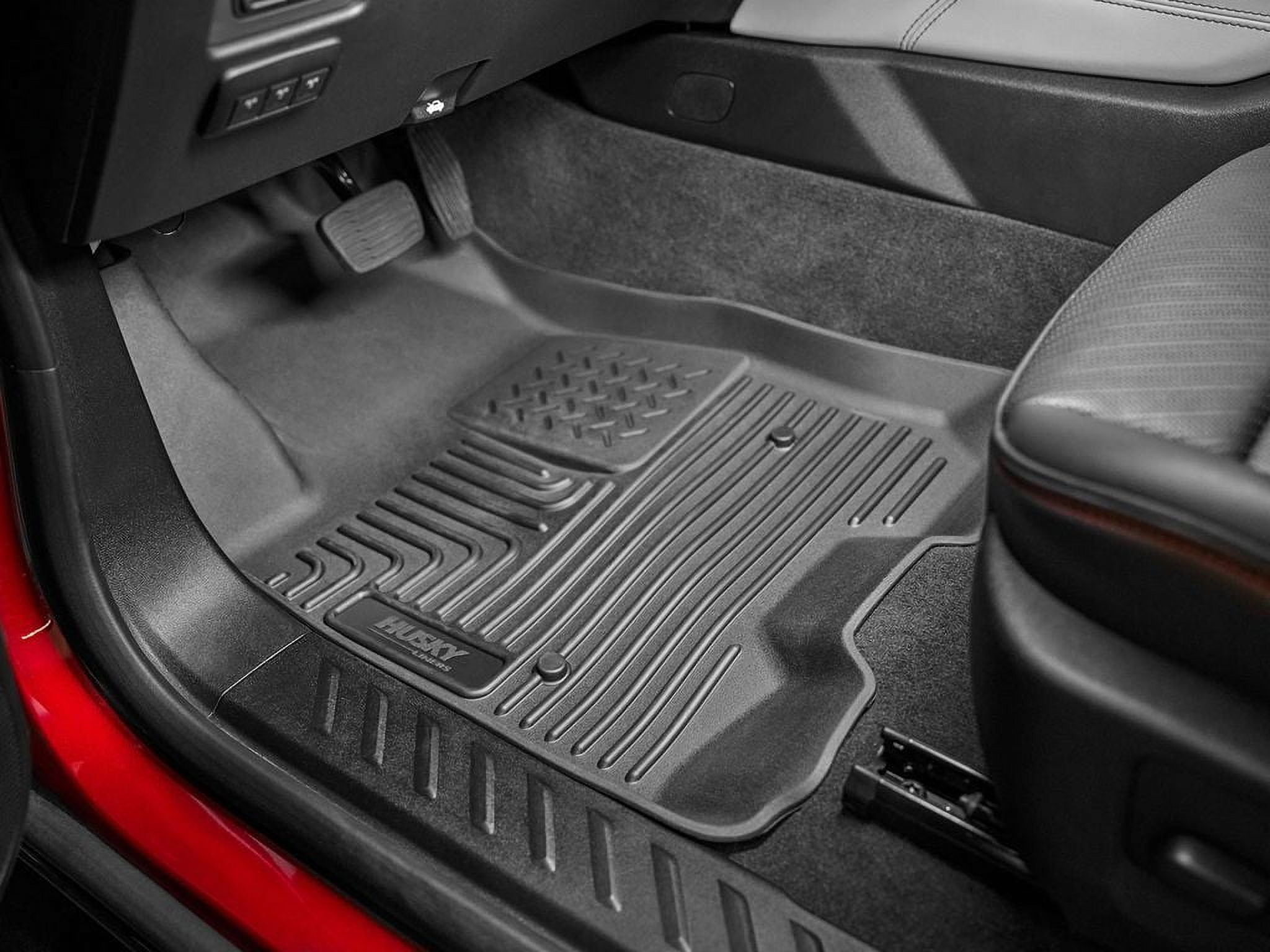 Husky Liners by RealTruck Weatherbeater Floor Mats Fits 2013-2017 Honda Accord Sedan Front & 2nd Row, 3-pc Tan-98483