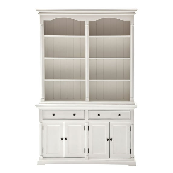 Novasolo Home Decorative Hutch Cabinet - White