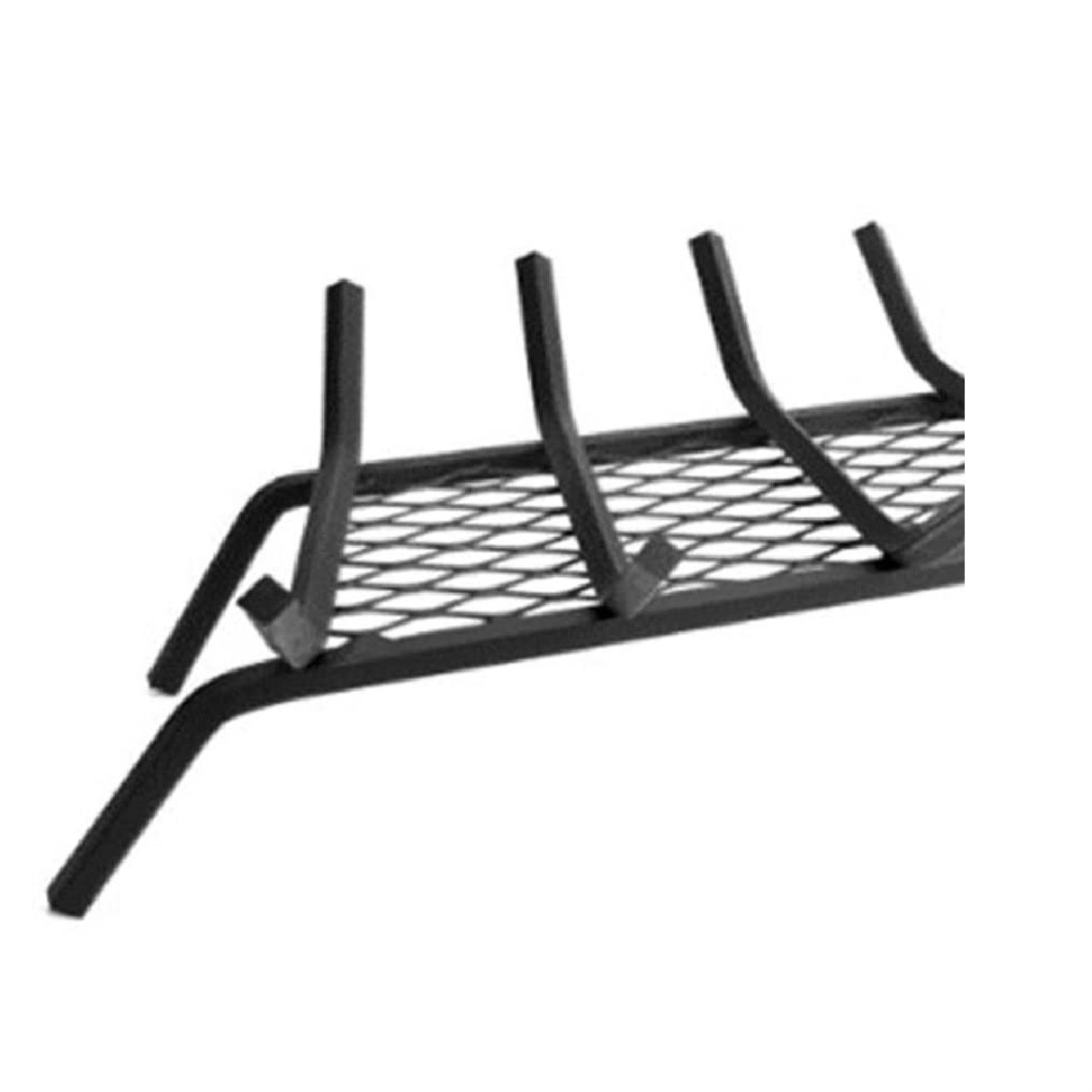 14.5 in. Black Steel Fireplace Grate