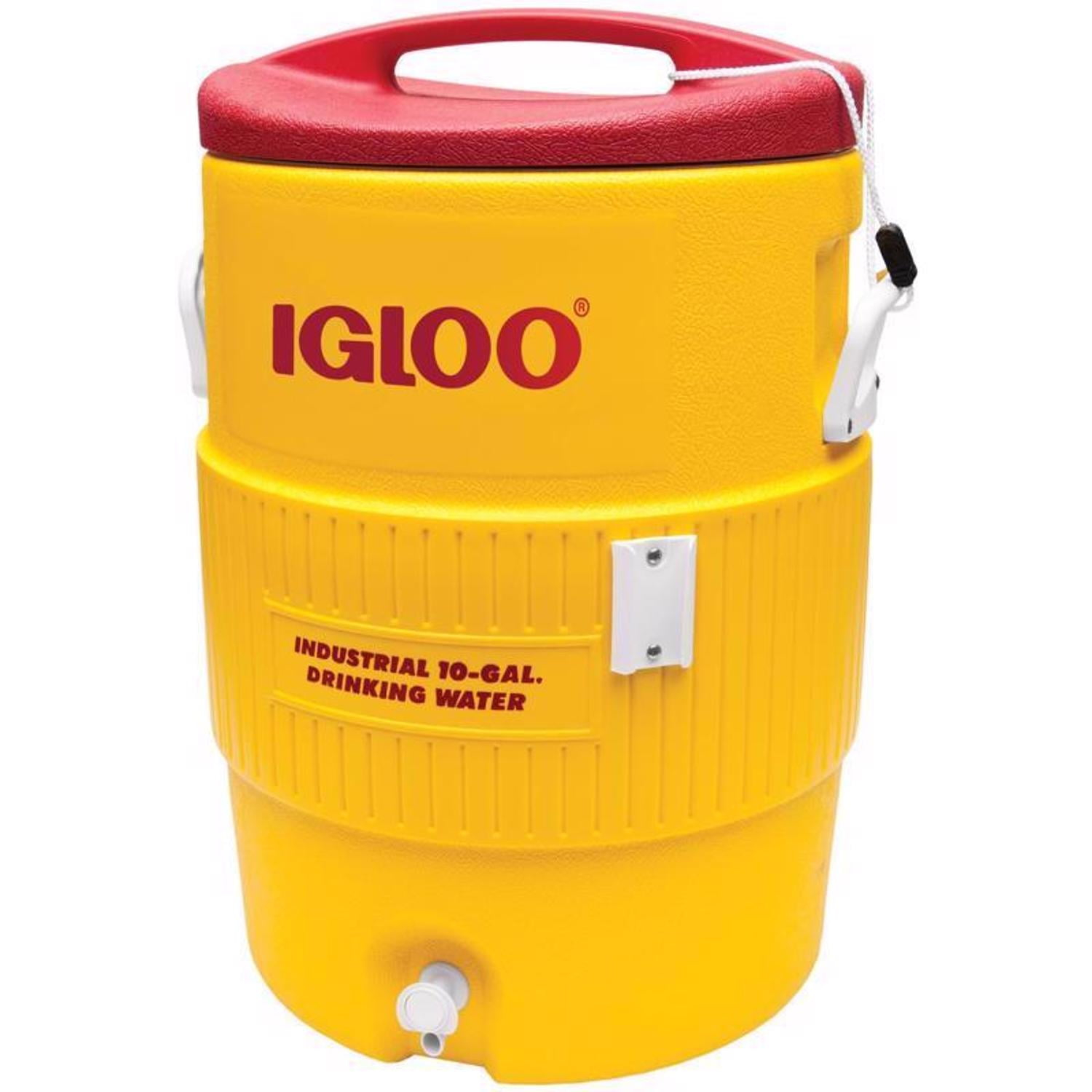 385-4101 400 Series Coolers, 10 gal, Red/Yellow