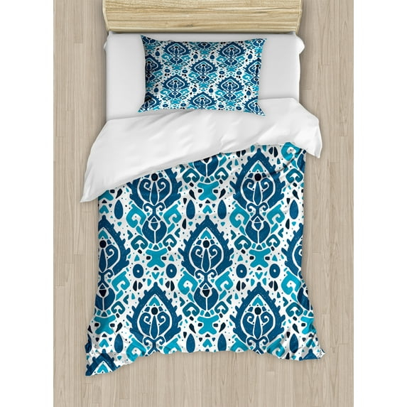 Rustic Ikat Duvet Cover Set