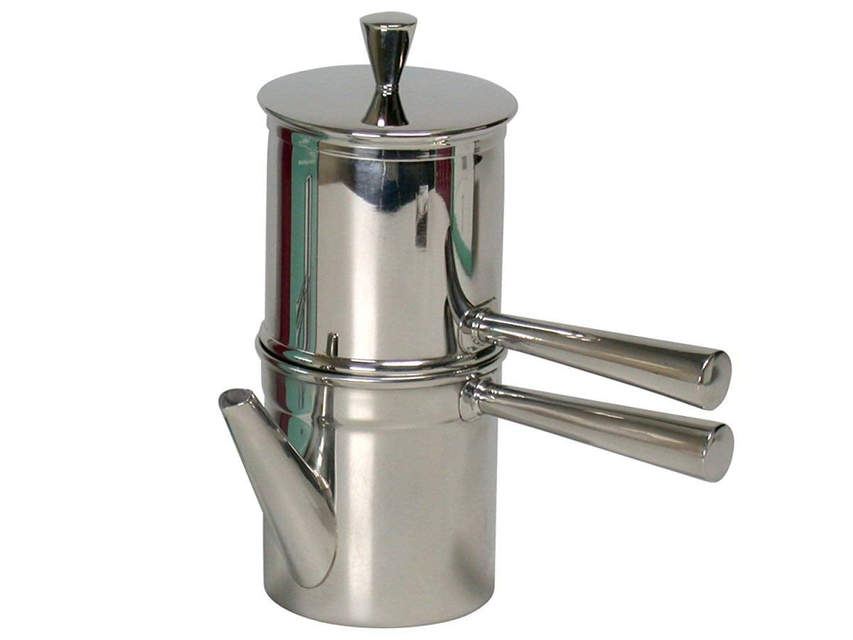 ILSA  Neapolitan Coffee Maker Stainless Steel Silver - Cup of 6