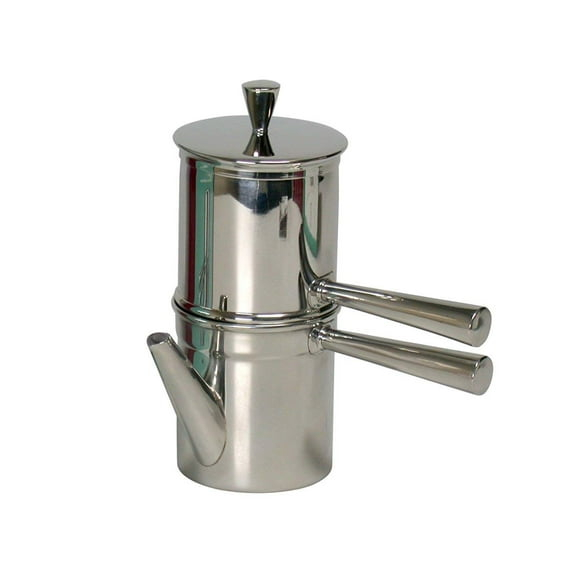 ILSA  Neapolitan Coffee Maker Stainless Steel Silver - Cup of 6