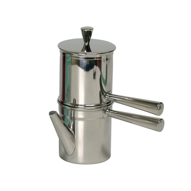 ILSA  Neapolitan Coffee Maker Stainless Steel Silver - Cup of 6