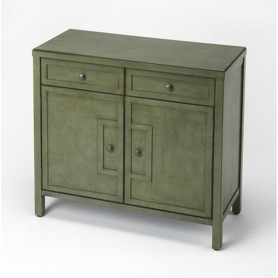 Imperial Green Console Cabinet