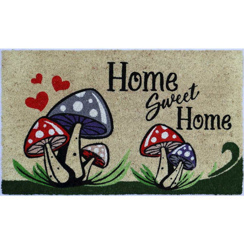 Imports Dcor Mushrooms 30x18x.5” Multicolor