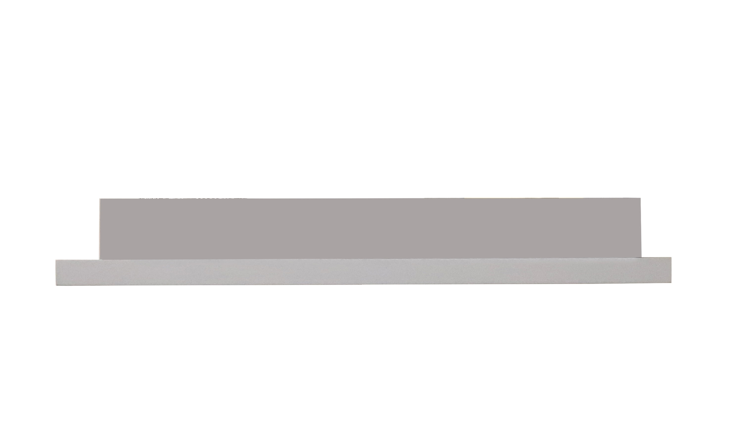 InPlace Shelving Bedroom Deep Picture Ledge Floating Shelf Wood Wall-Mounted Display, Grey