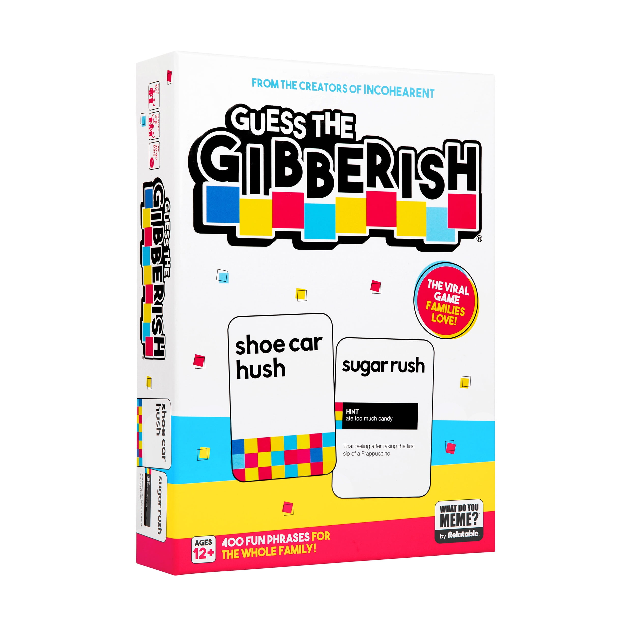 Guess The Gibberish Family Game, from The Creators of Incohereant for Ages 12+ by What Do You Meme?
