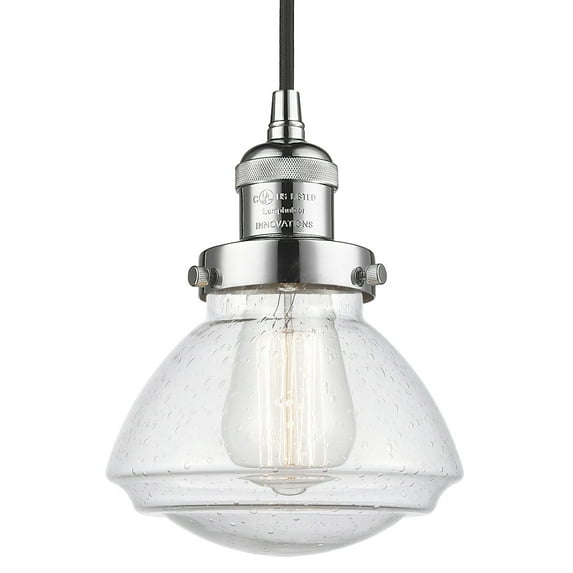 Innovations Lighting 201C Olean Olean 7" Wide Mini Cord Hung Pendant - Chrome